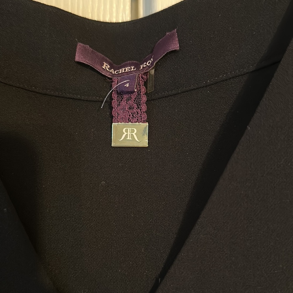 Rachel Roy Black Dress - Size 4 - Picture 2 of 6